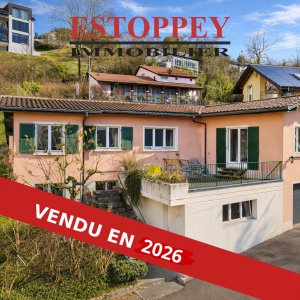Villa individuelle de 4.5 pièces avec vue lac et fort potentiel d’agrandissement